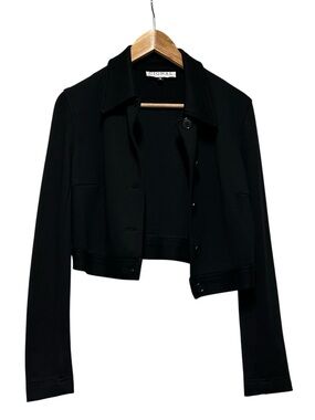 Cignal Black Cropped Blazer